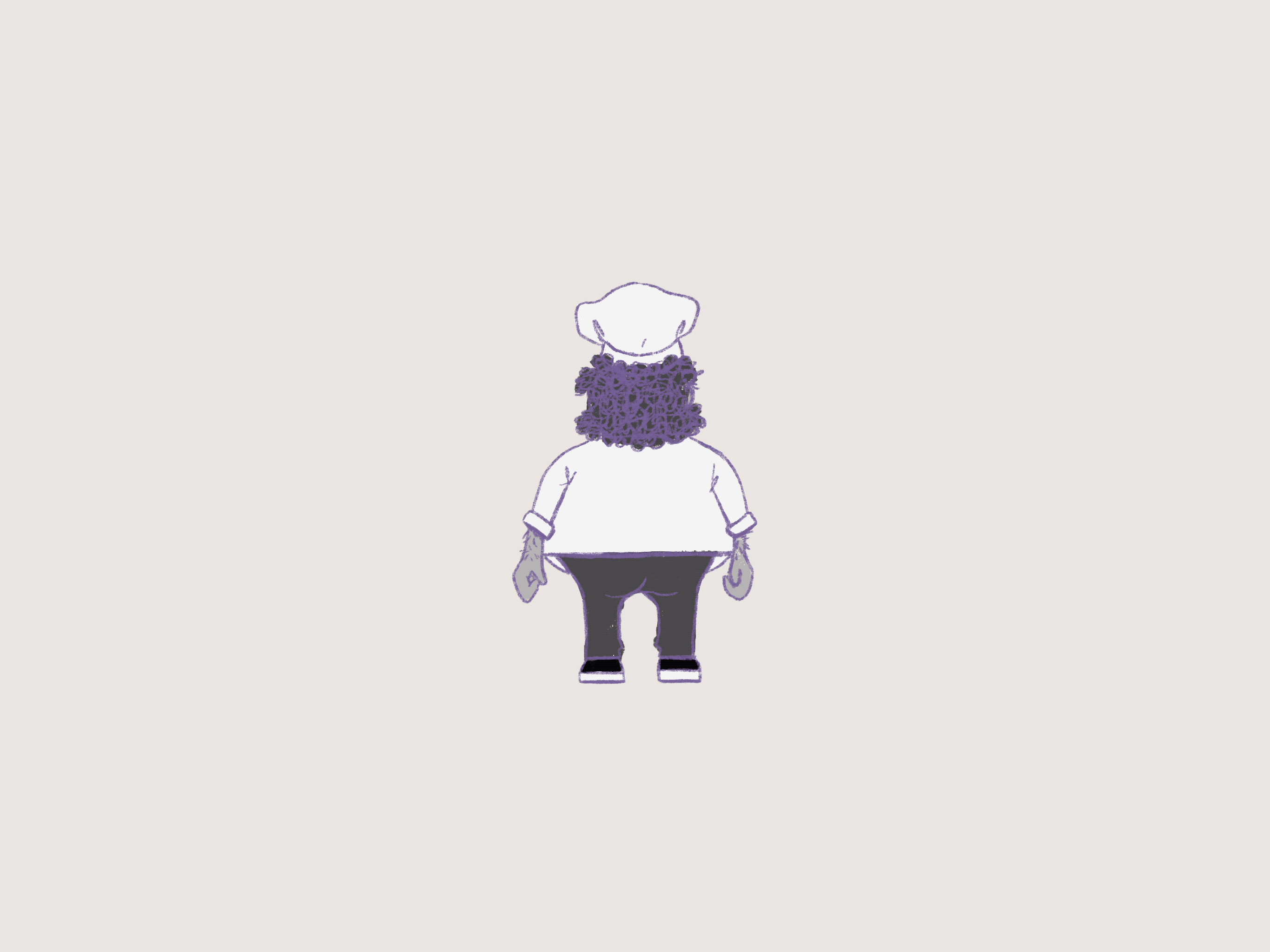 Chef Character Design Turnaround